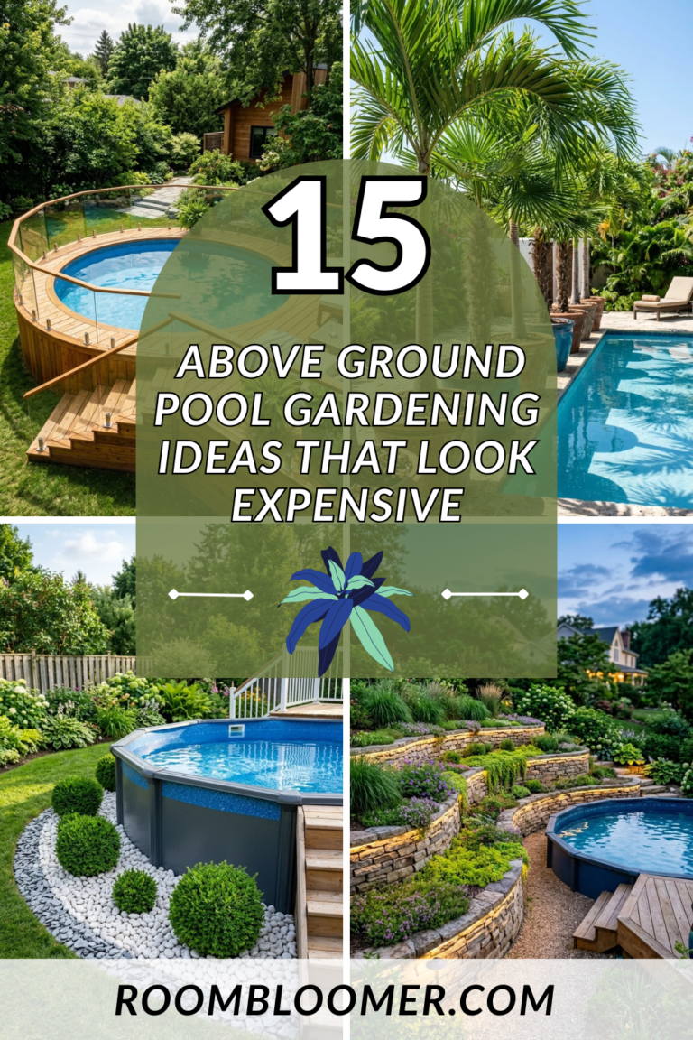 15 Above Ground Pool Gardening Ideas That Look Expensive