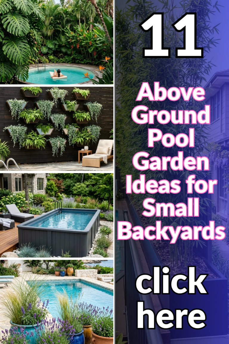 11 Above Ground Pool Garden Ideas for Small Backyards