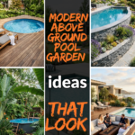 12 Modern Above Ground Pool Garden Ideas That Look Luxurious
