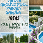 14 Above Ground Pool Privacy Garden Ideas You’ll Want This Summer