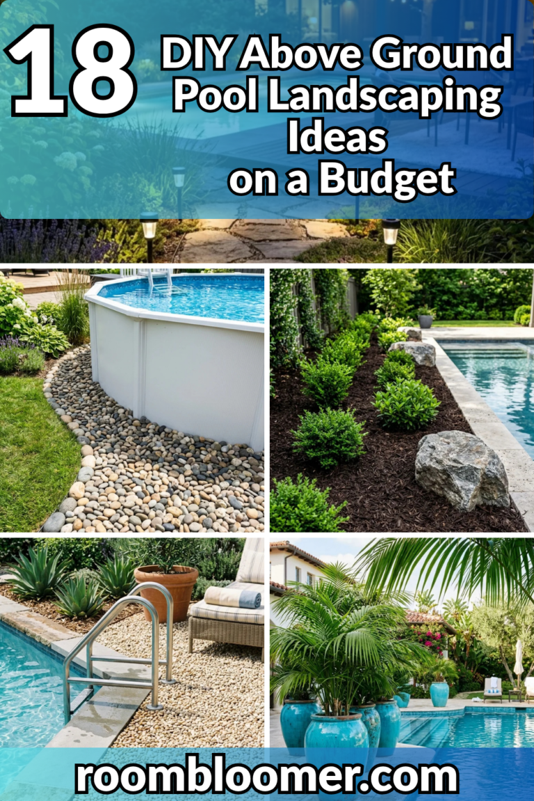 18 DIY Above Ground Pool Landscaping Ideas on a Budget