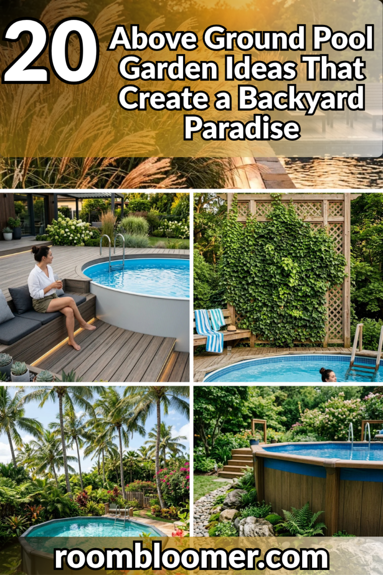 20 Above Ground Pool Garden Ideas That Create a Backyard Paradise