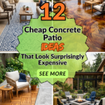 12 Cheap Concrete Patio Ideas That Look Surprisingly Expensive