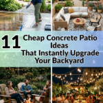 11 Cheap Concrete Patio Ideas That Instantly Upgrade Your Backyard