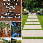 17 Modern Concrete Patio Ideas That Cost Less Than You Think