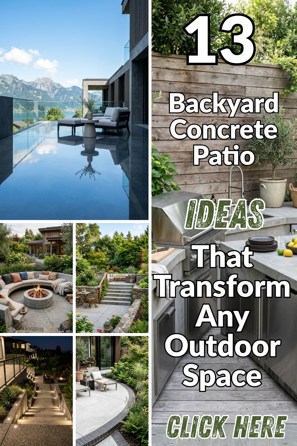 13 Backyard Concrete Patio Ideas That Transform Any Outdoor Space