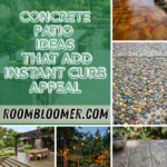 17 Concrete Patio Ideas That Add Instant Curb Appeal