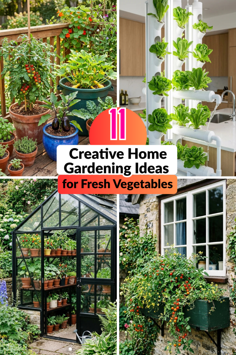 11 Creative Home Gardening Ideas for Fresh Vegetables
