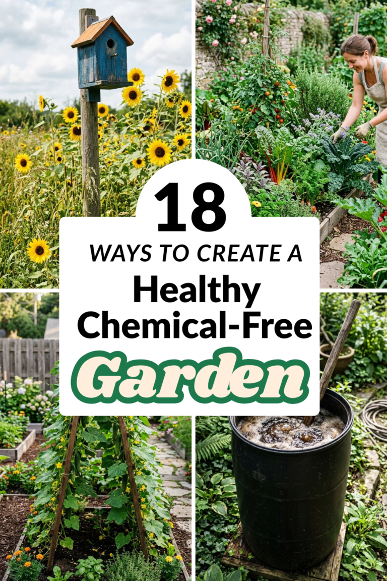 18 Ways to Create a Healthy Chemical-Free Garden