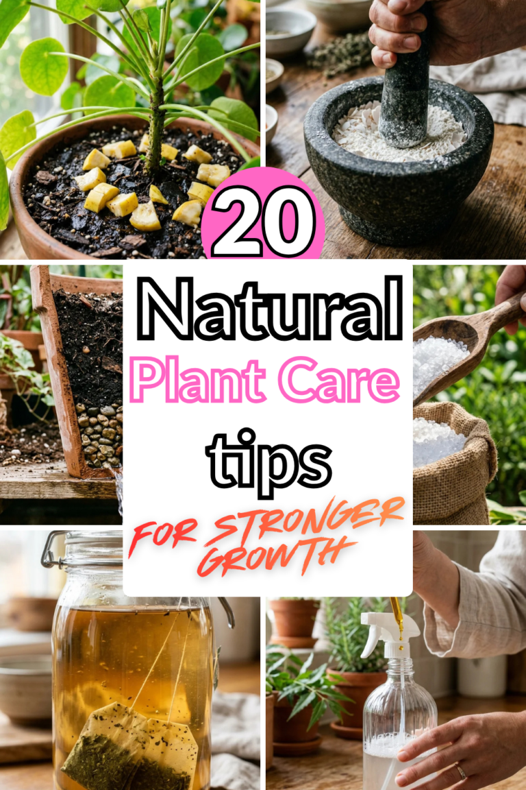 20 Natural Plant Care Tips for Stronger Growth