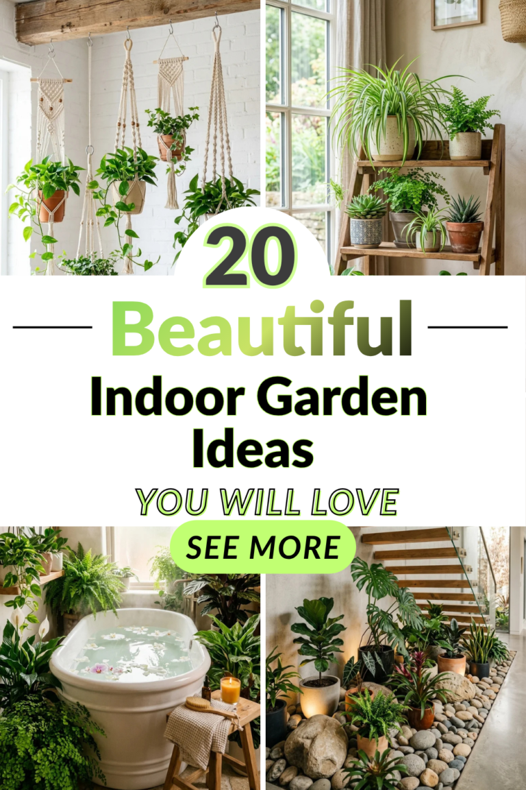 20 Beautiful Indoor Garden Ideas You Will Love