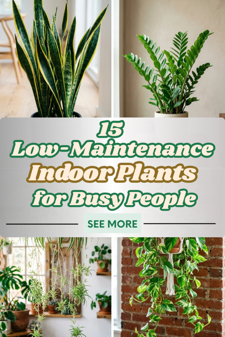 15 Low-Maintenance Indoor Plants for Busy People
