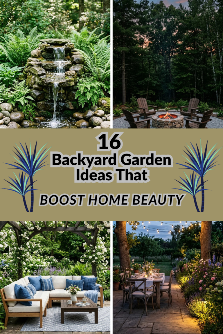 16 Backyard Garden Ideas That Boost Home Beauty