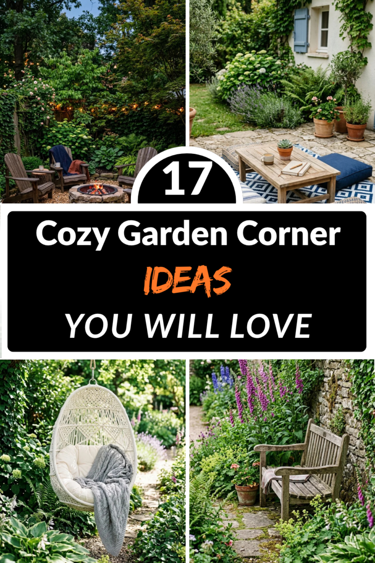 17 Cozy Garden Corner Ideas You Will Love