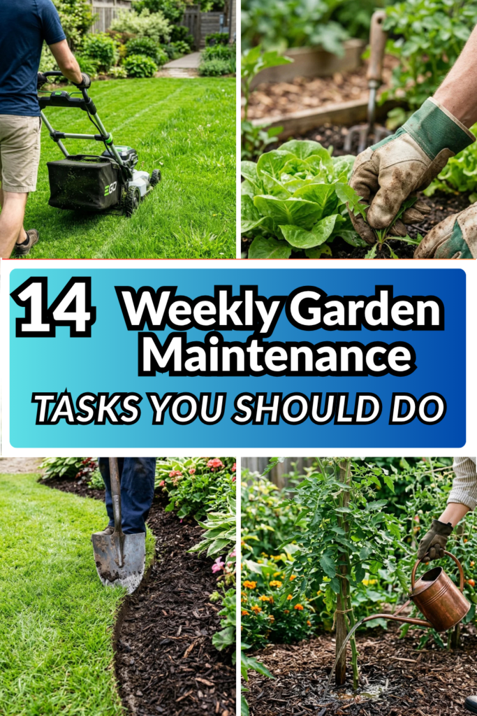 14 Weekly Garden Maintenance Tasks You Should Do