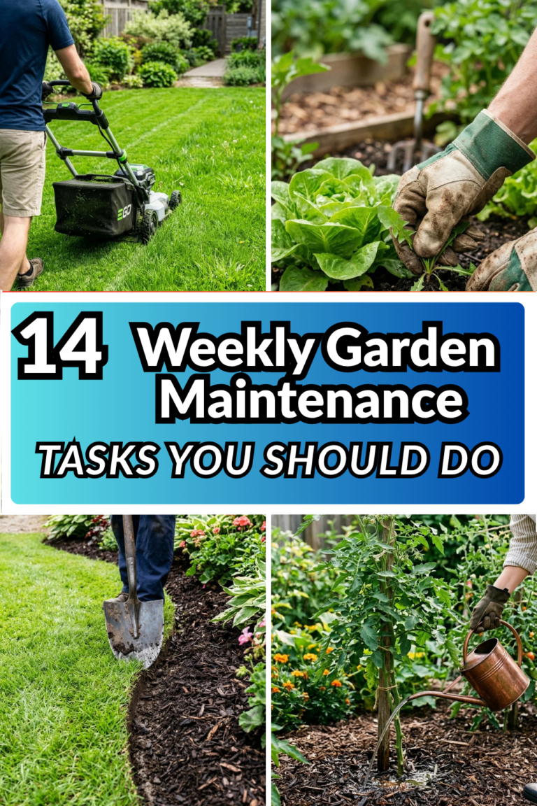 14 Weekly Garden Maintenance Tasks You Should Do