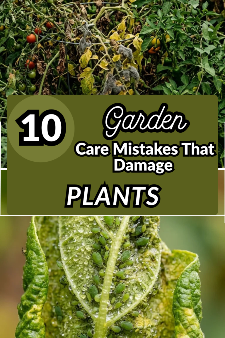 10 Garden Care Mistakes That Damage Plants