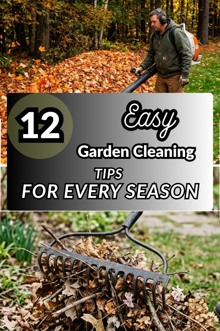 12 Easy Garden Cleaning Tips for Every Season