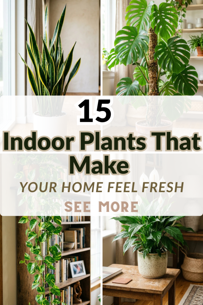 15 Indoor Plants That Make Your Home Feel Fresh