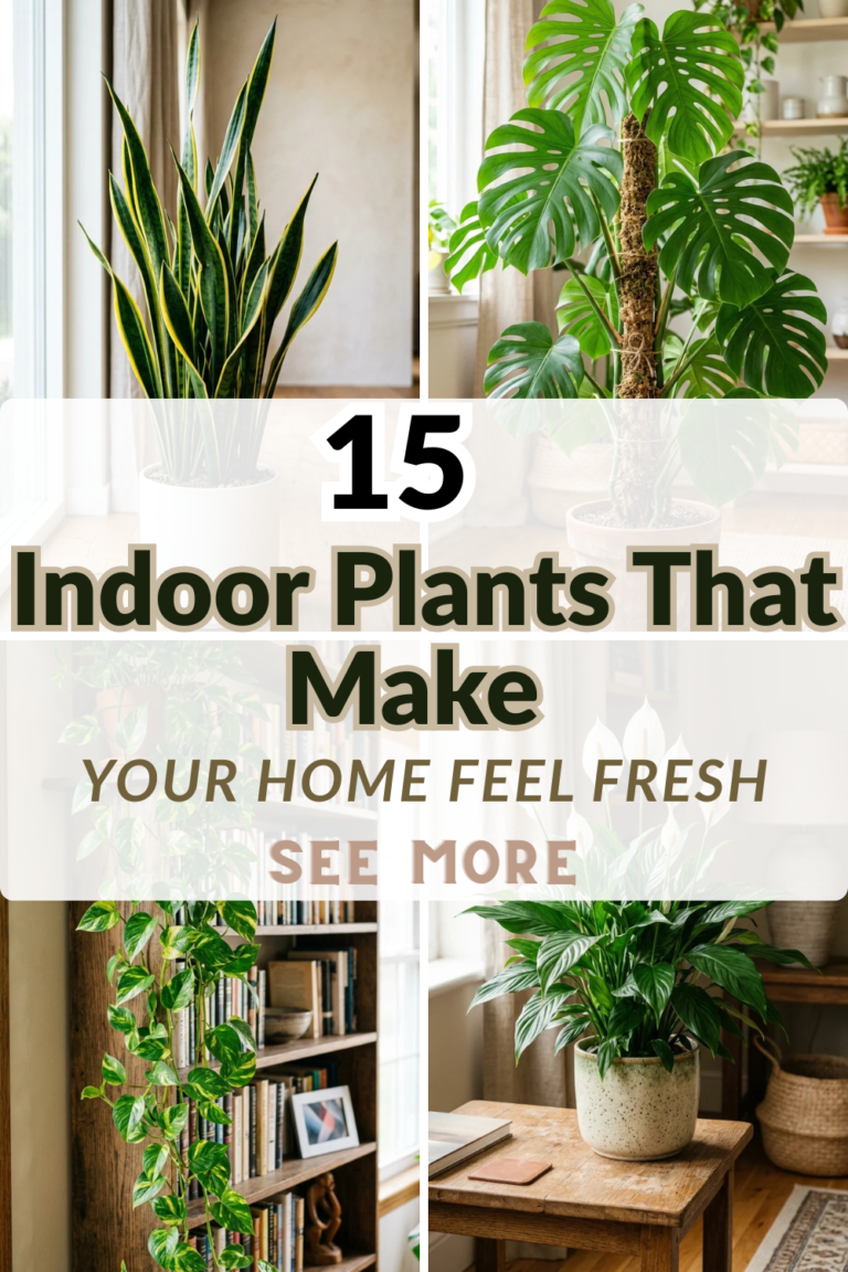 15 Indoor Plants That Make Your Home Feel Fresh