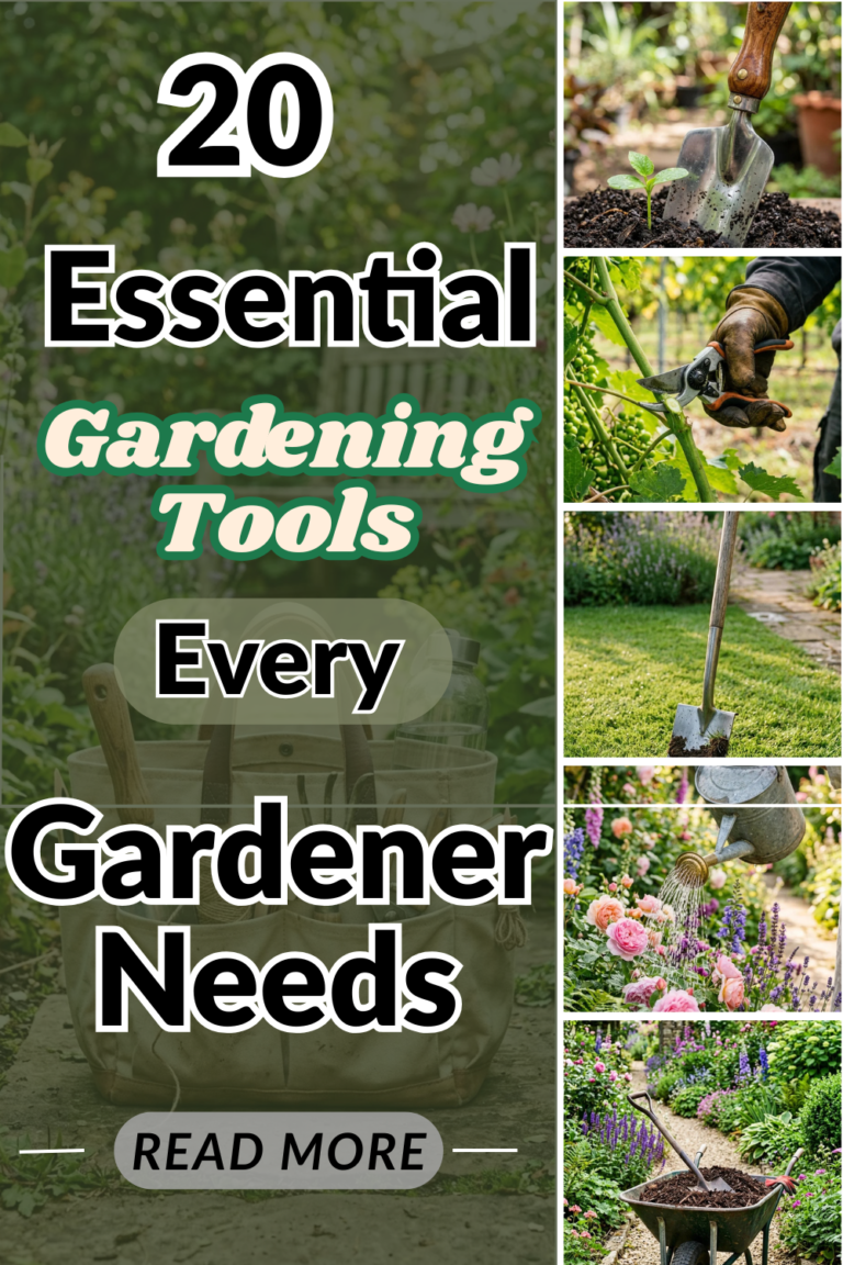 20 Essential Gardening Tools Every Gardener Needs