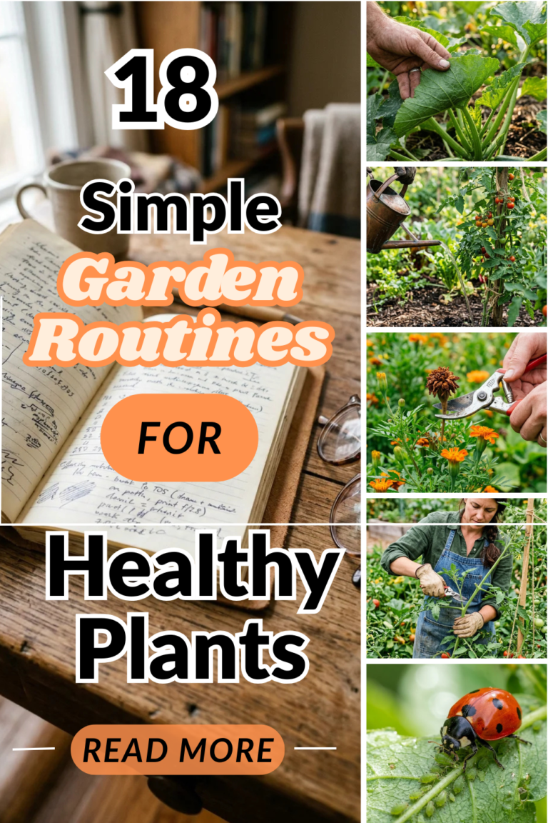 18 Simple Garden Routines for Healthy Plants