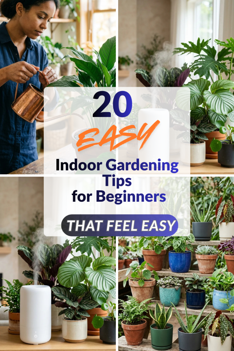 20 Easy Indoor Gardening Tips for Beginners: Transform Your Home into a Lush Oasis