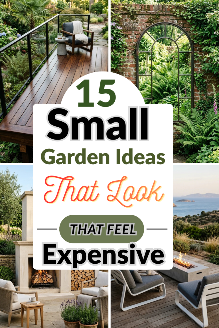 15 Small Garden Ideas That Look Expensive