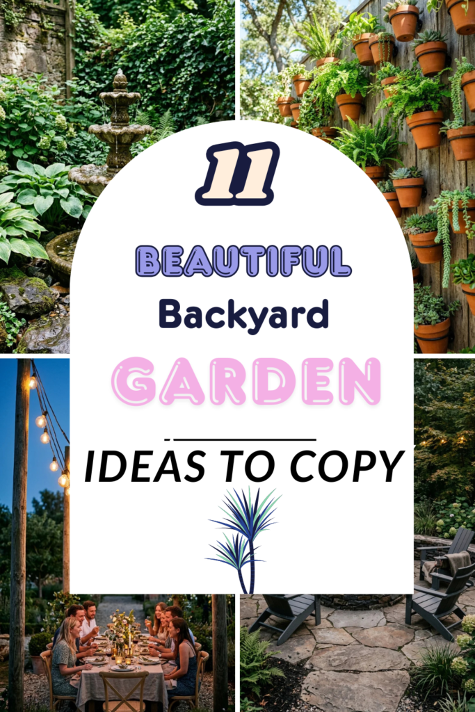 11 Beautiful Backyard Garden Ideas to Copy