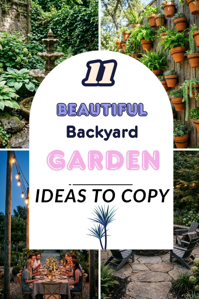 11 Beautiful Backyard Garden Ideas to Copy