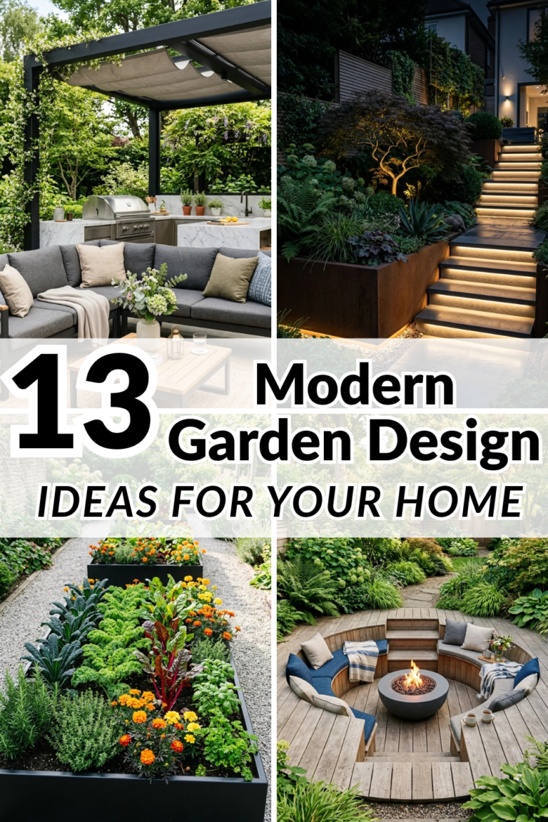 13 Modern Garden Design Ideas for Your Home