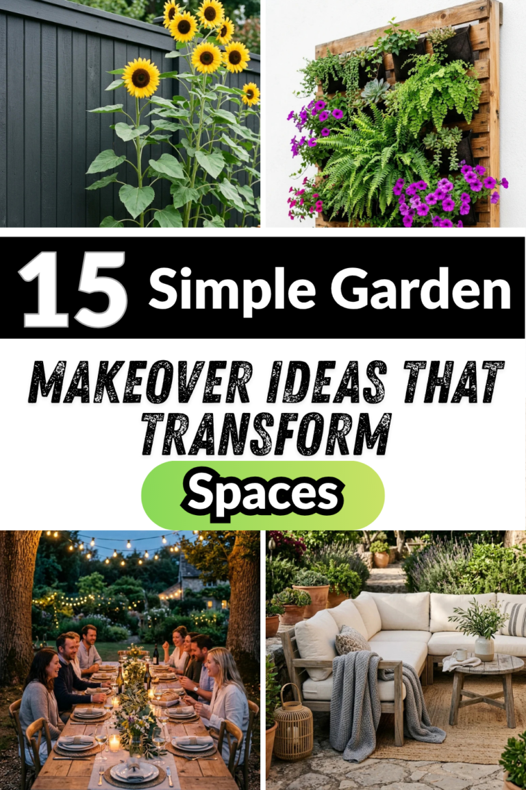 15 Simple Garden Makeover Ideas That Transform Spaces