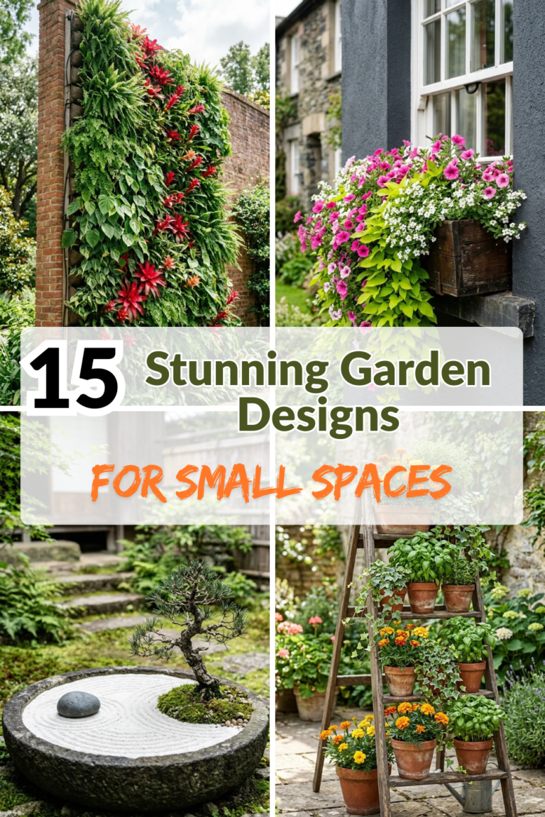 15 Stunning Garden Designs for Small Spaces