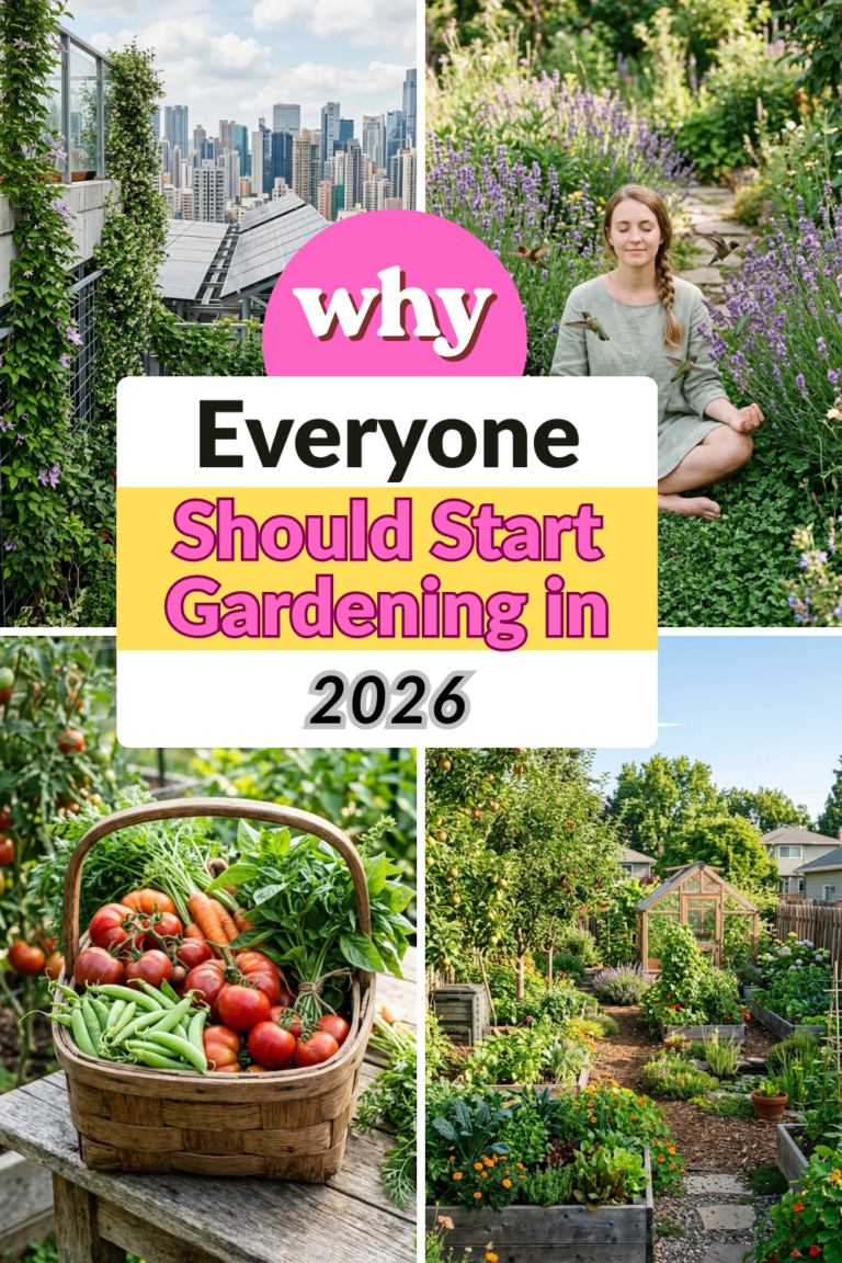 Why Everyone Should Start Gardening in 2026