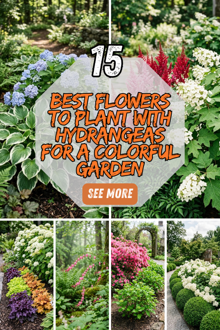 15 Best Flowers to Plant with Hydrangeas for a Colorful Garden