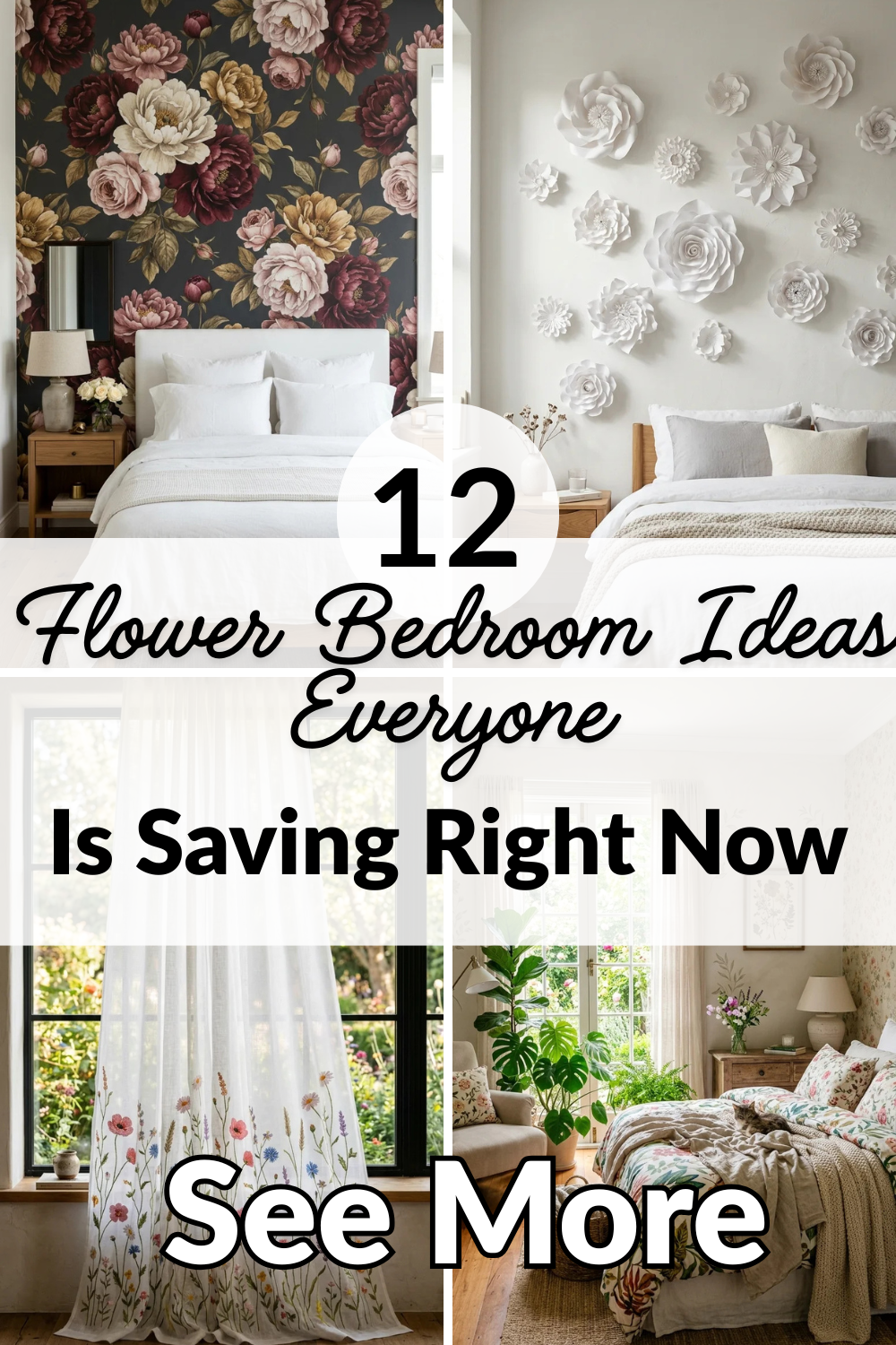 12 Flower Bedroom Ideas Everyone Is Saving Right Now