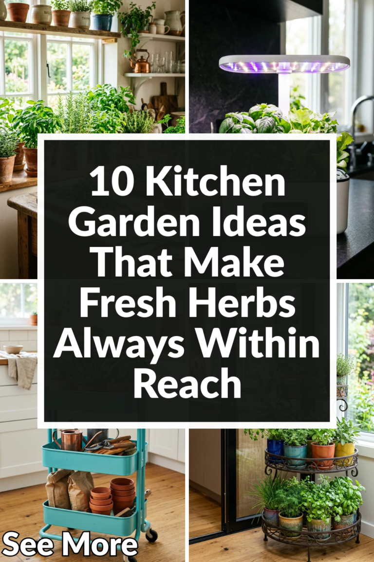 10 Kitchen Garden Ideas That Make Fresh Herbs Always Within Reach