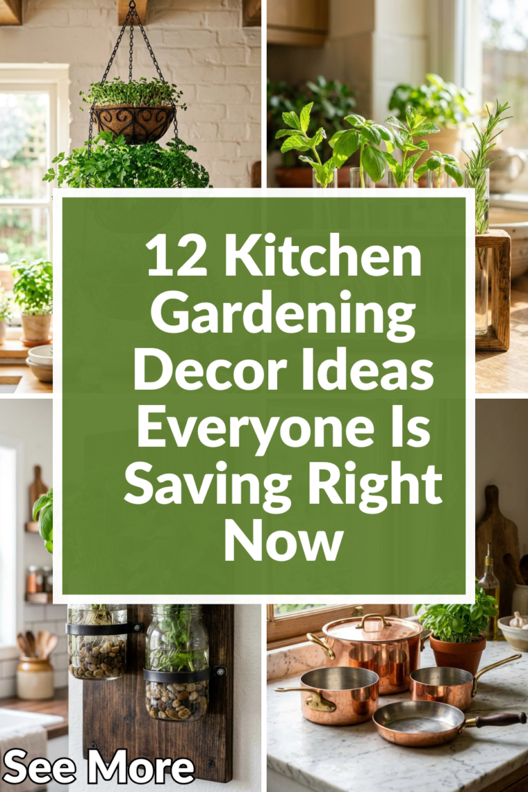 12 Kitchen Gardening Decor Ideas Everyone Is Saving Right Now