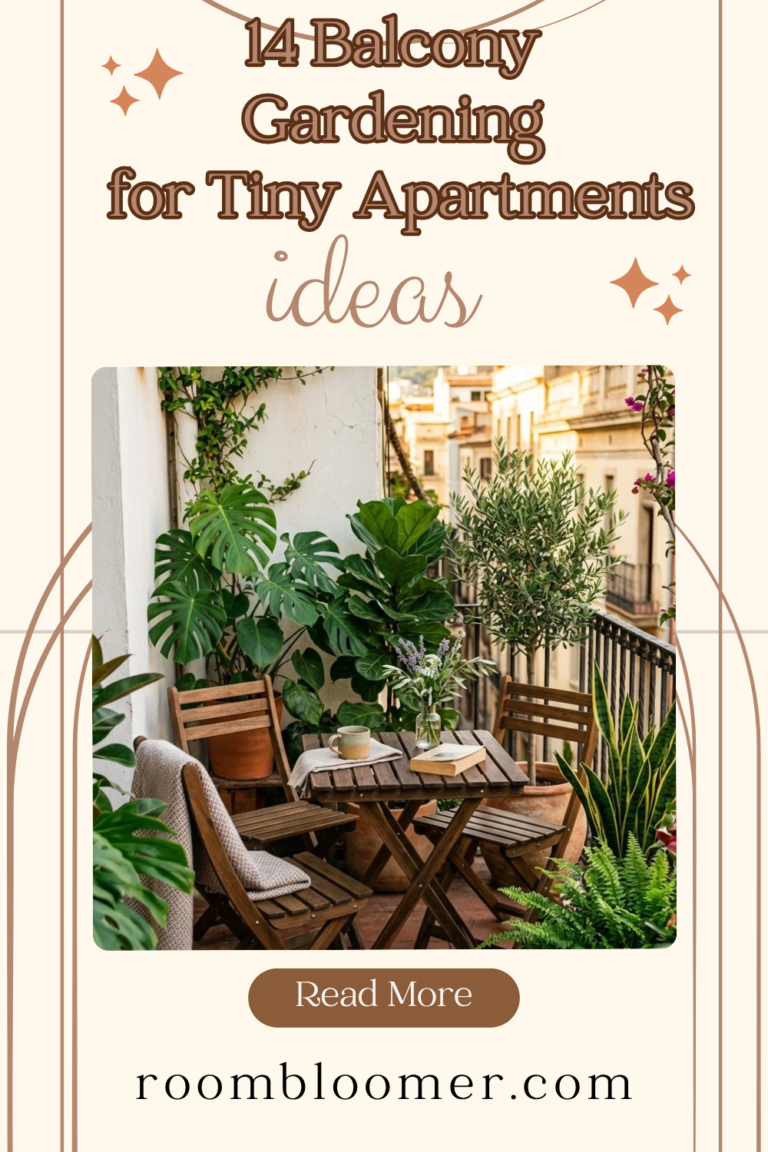 14 Balcony Gardening Ideas for Tiny Apartments