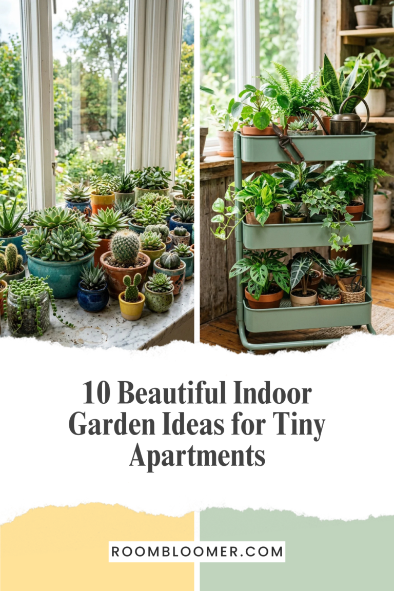 10 Beautiful Indoor Garden Ideas for Tiny Apartments