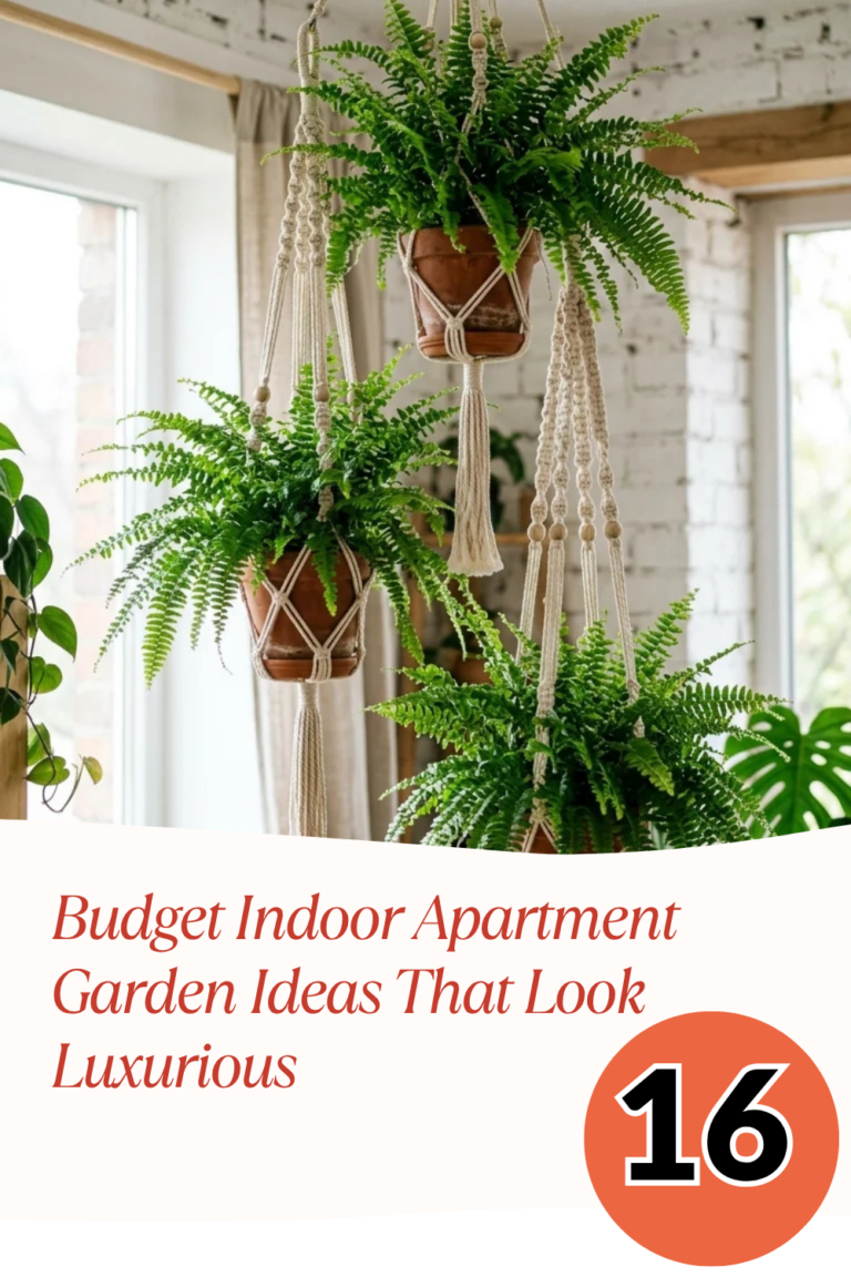 16 Budget Indoor Apartment Garden Ideas That Look Luxurious